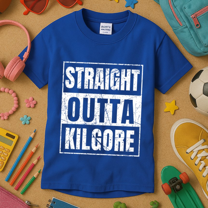 Straight Outta Kilgore Gift Kids T-Shirt