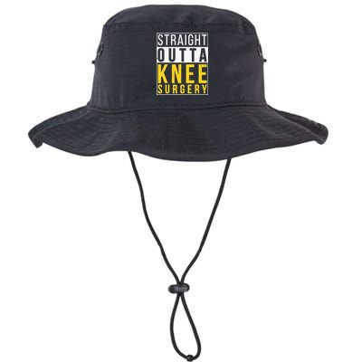 Straight Outta Knee Surgery Funny Recovery Get Well Gifts Legacy Cool Fit Booney Bucket Hat