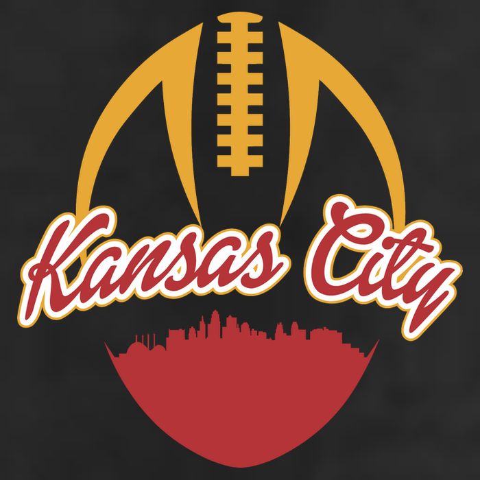 Silhouette Of Kansas City KC Football Fan Trucker Hat