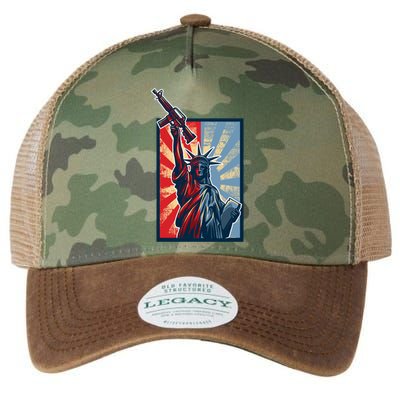 Statue Of Liberty Legacy Tie Dye Trucker Hat