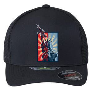 Statue Of Liberty Flexfit Unipanel Trucker Cap