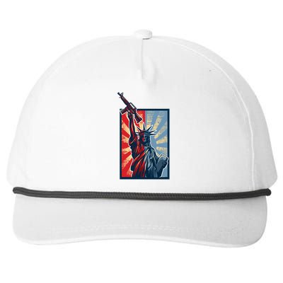 Statue Of Liberty Snapback Five-Panel Rope Hat