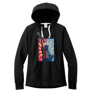 Statue Of Liberty Women's Fleece Hoodie