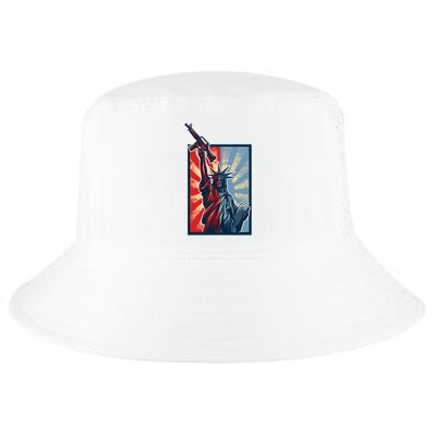 Statue Of Liberty Cool Comfort Performance Bucket Hat