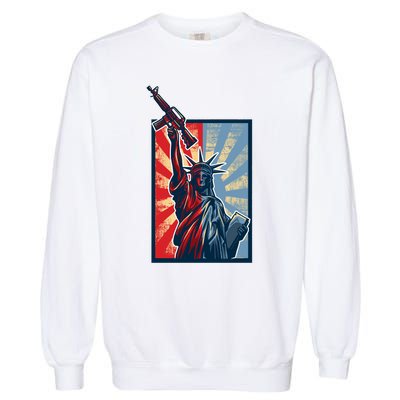 Statue Of Liberty Garment-Dyed Sweatshirt