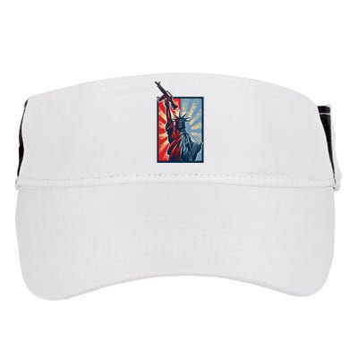 Statue Of Liberty Adult Drive Performance Visor