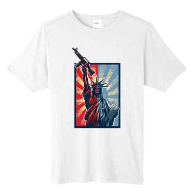 Statue Of Liberty Tall Fusion ChromaSoft Performance T-Shirt