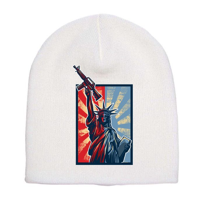 Statue Of Liberty Short Acrylic Beanie