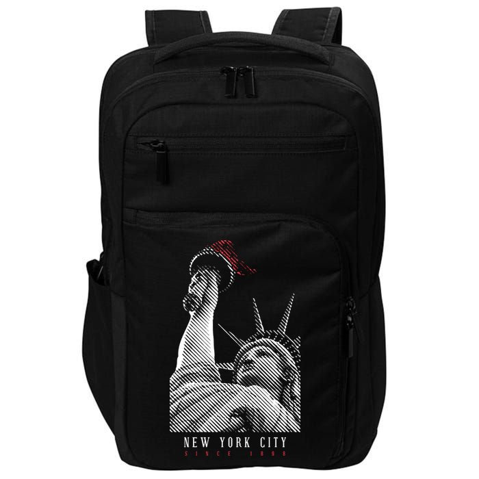 Statue Of Liberty New York City Since 1898 Impact Tech Backpack