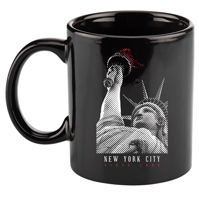 Statue Of Liberty New York City Since 1898 11oz C Handle Ceramic Mug