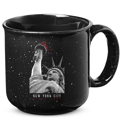 Statue Of Liberty New York City Since 1898 15oz Campfire Ceramic Mug