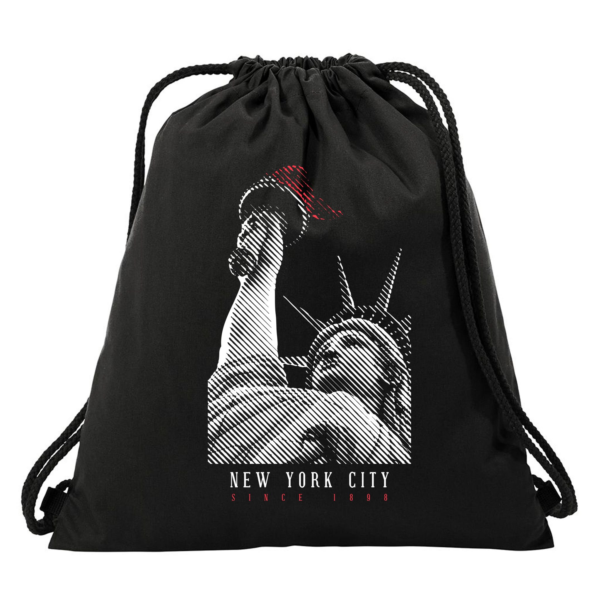 Statue Of Liberty New York City Since 1898 Drawstring Bag