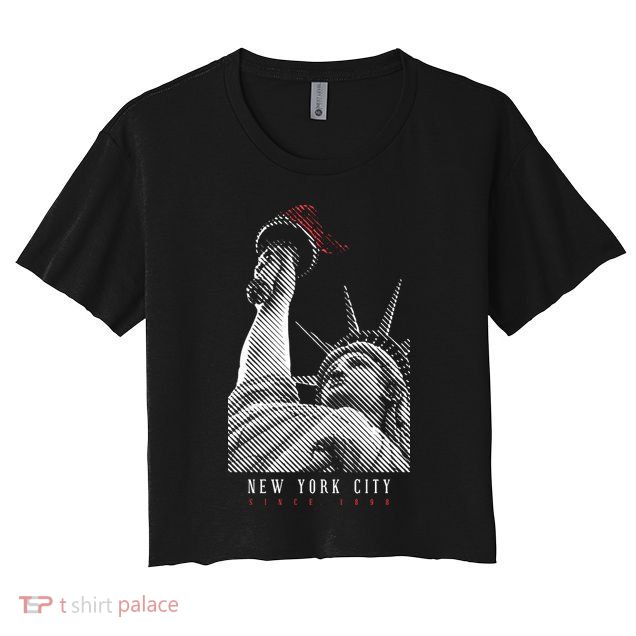 Statue Of Liberty New York City Since 1898 Crop Top