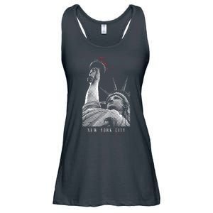 Statue Of Liberty New York City Since 1898 Ladies Essential Flowy Tank