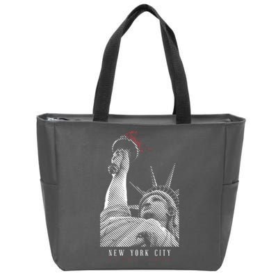 Statue Of Liberty New York City Since 1898 Zip Tote Bag