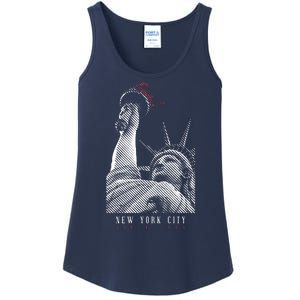 Statue Of Liberty New York City Since 1898 Ladies Essential Tank