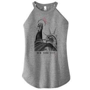 Statue Of Liberty New York City Since 1898 Women's Perfect Tri Rocker Tank