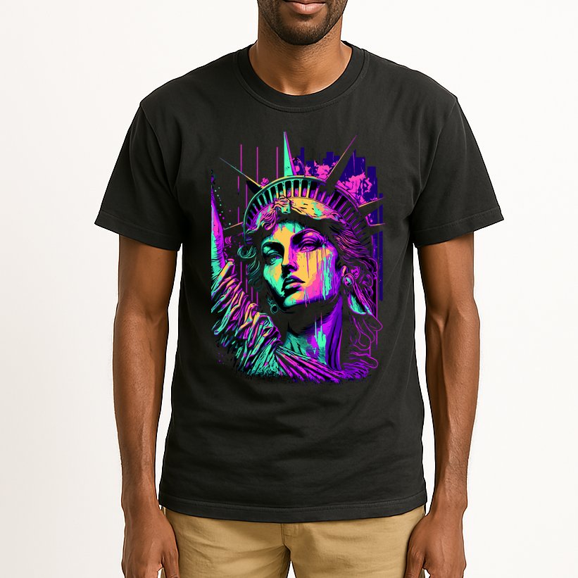 Statue Of Liberty Art Tall T-Shirt