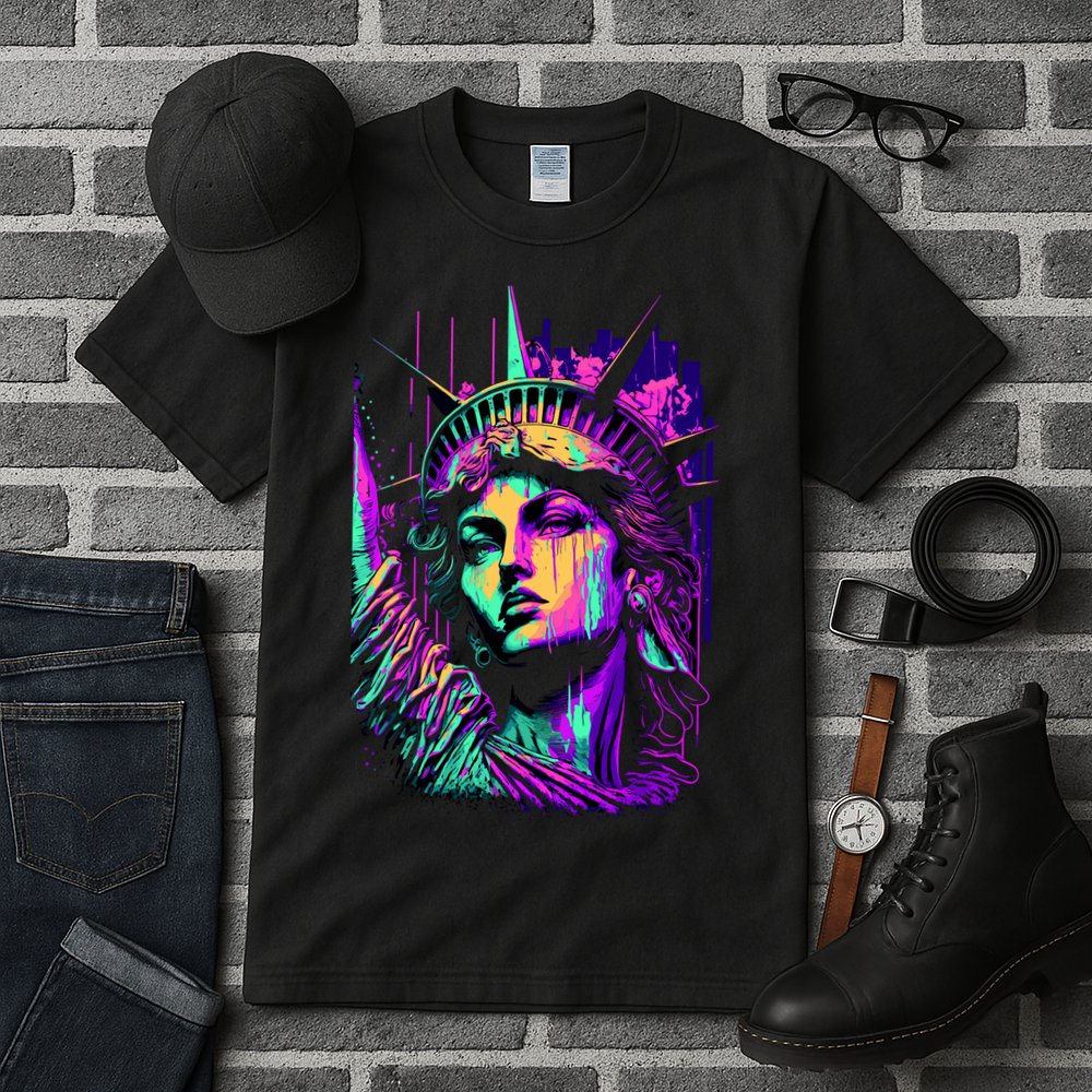 Statue Of Liberty Art Tall T-Shirt