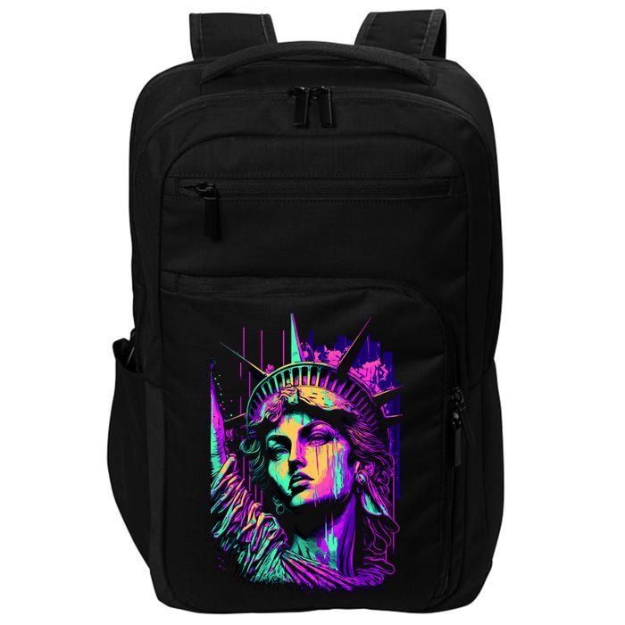 Statue Of Liberty Art Impact Tech Backpack