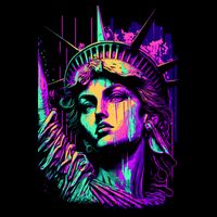 Statue Of Liberty Art Women's Fleece Hoodie