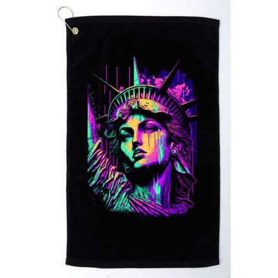 Statue Of Liberty Art Golf Towel