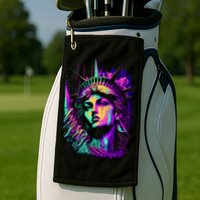 Statue Of Liberty Art Golf Towel