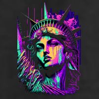 Statue Of Liberty Art Golf Towel