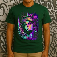 Statue Of Liberty Art T-Shirt
