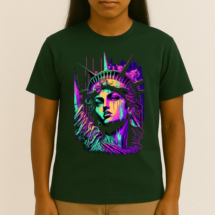 Statue Of Liberty Art T-Shirt