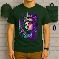 Statue Of Liberty Art T-Shirt