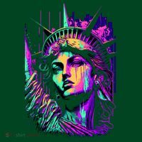 Statue Of Liberty Art T-Shirt