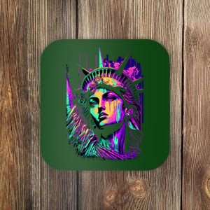 Statue Of Liberty Art Coaster