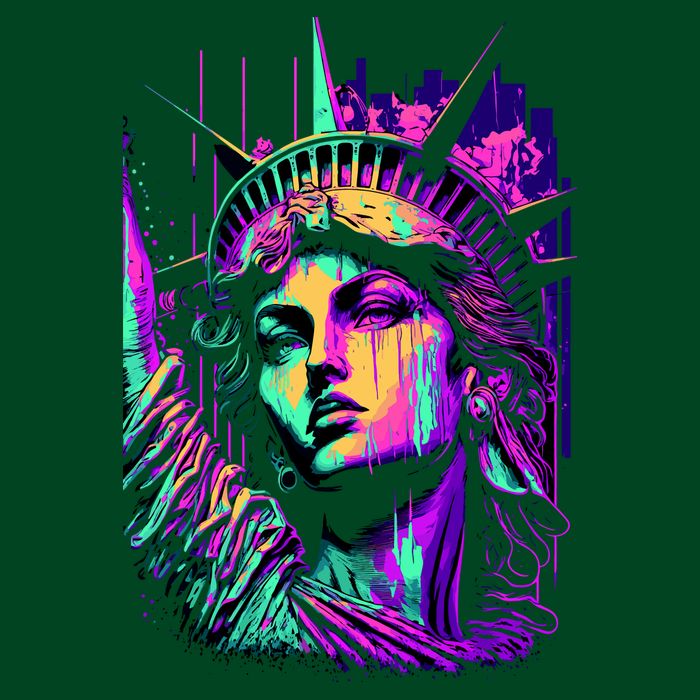 Statue Of Liberty Art Poster