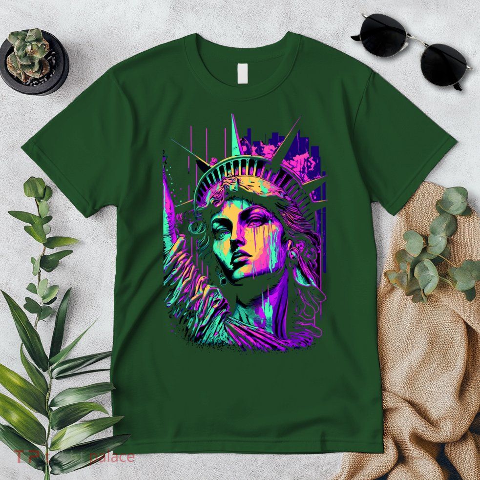 Statue Of Liberty Art Premium T-Shirt