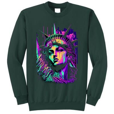 Statue Of Liberty Art Tall Sweatshirt