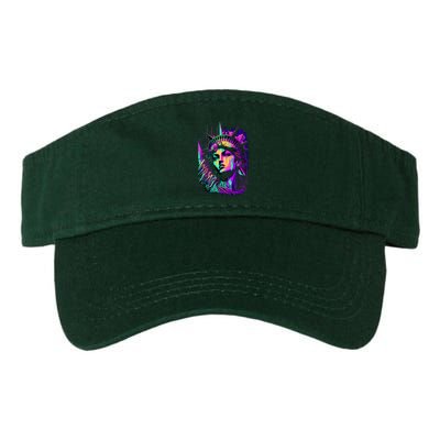 Statue Of Liberty Art Valucap Bio-Washed Visor