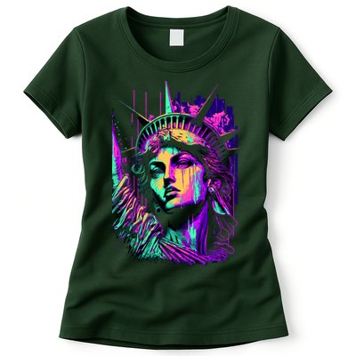 Statue Of Liberty Art Womens T-Shirt