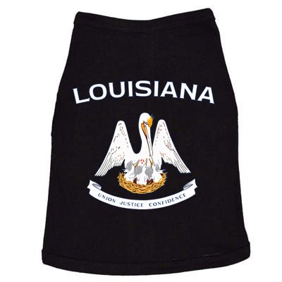 State Of Louisiana Flag Pelican La New Orleans Baton Rouge Doggie Tank