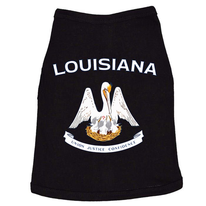 State Of Louisiana Flag Pelican La New Orleans Baton Rouge Doggie Tank