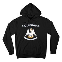 State Of Louisiana Flag Pelican La New Orleans Baton Rouge Hoodie