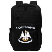 State Of Louisiana Flag Pelican La New Orleans Baton Rouge Impact Tech Backpack