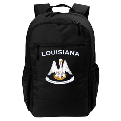 State Of Louisiana Flag Pelican La New Orleans Baton Rouge Daily Commute Backpack