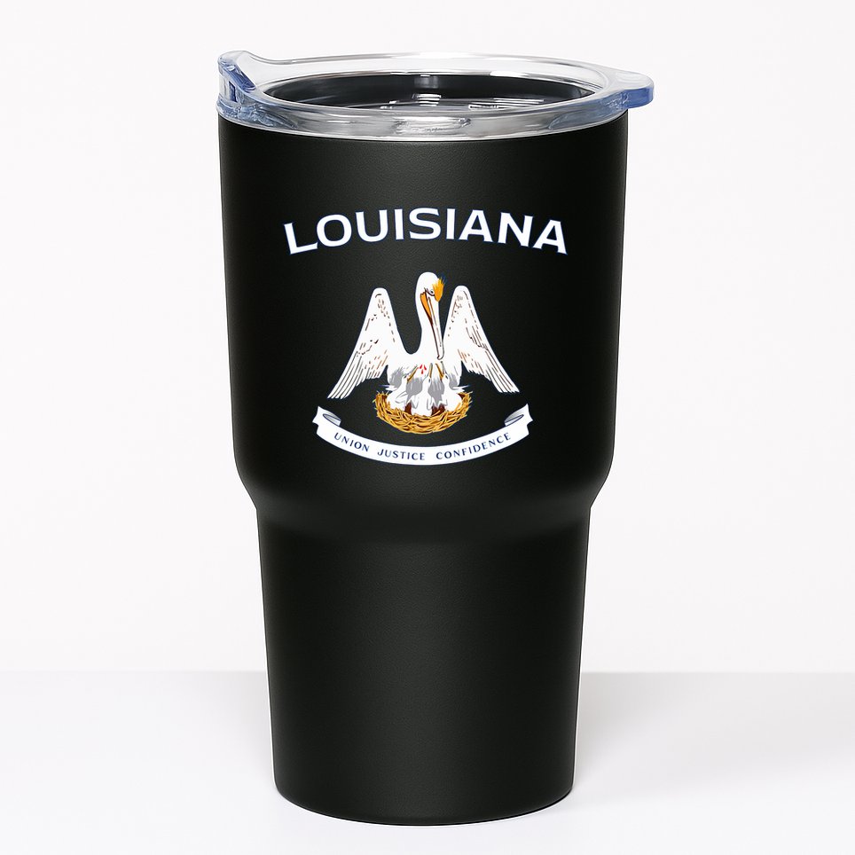 State Of Louisiana Flag Pelican La New Orleans Baton Rouge Tumbler