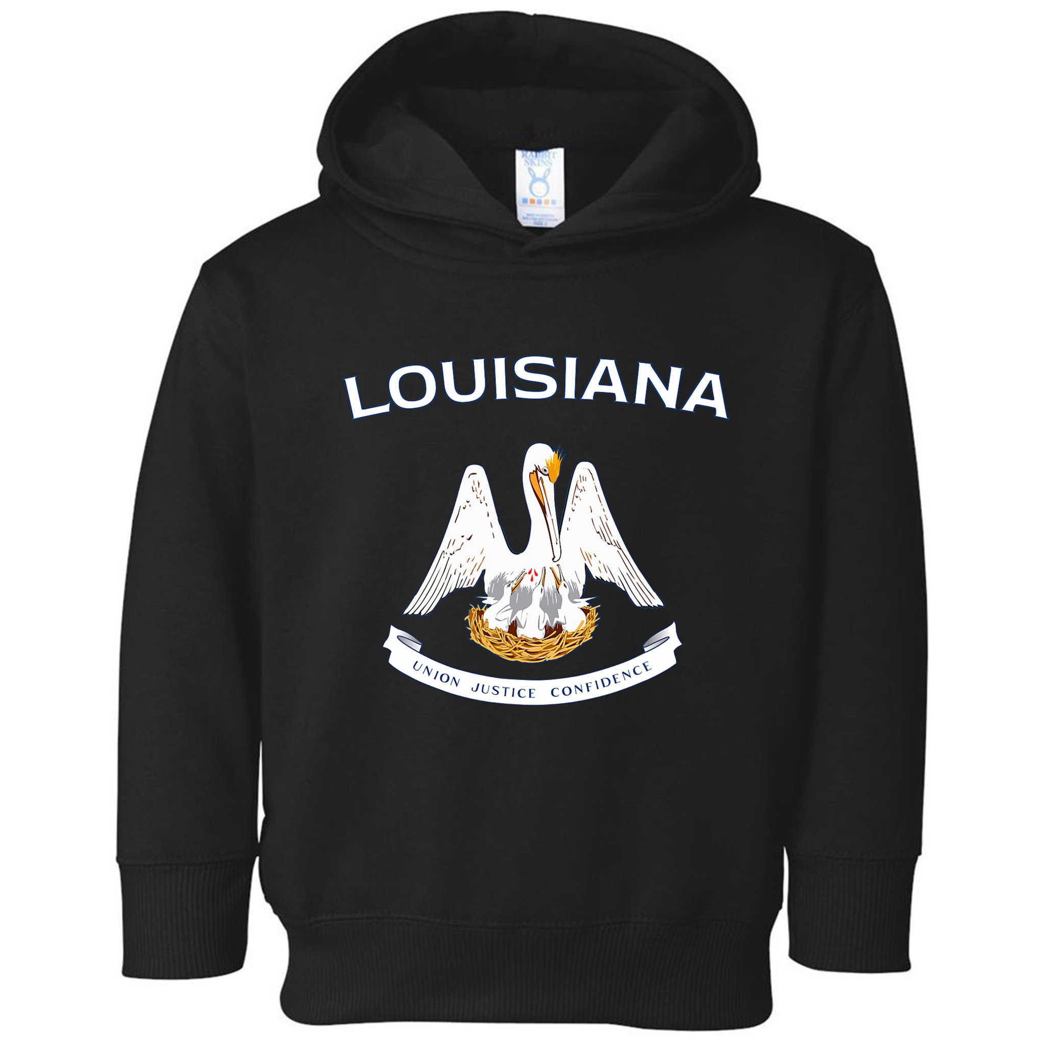 State Of Louisiana Flag Pelican La New Orleans Baton Rouge Toddler Hoodie