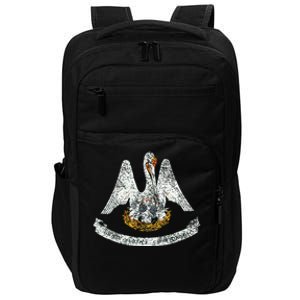 State Of Louisiana Flag Pelican La New Orleans Baton Rouge Impact Tech Backpack