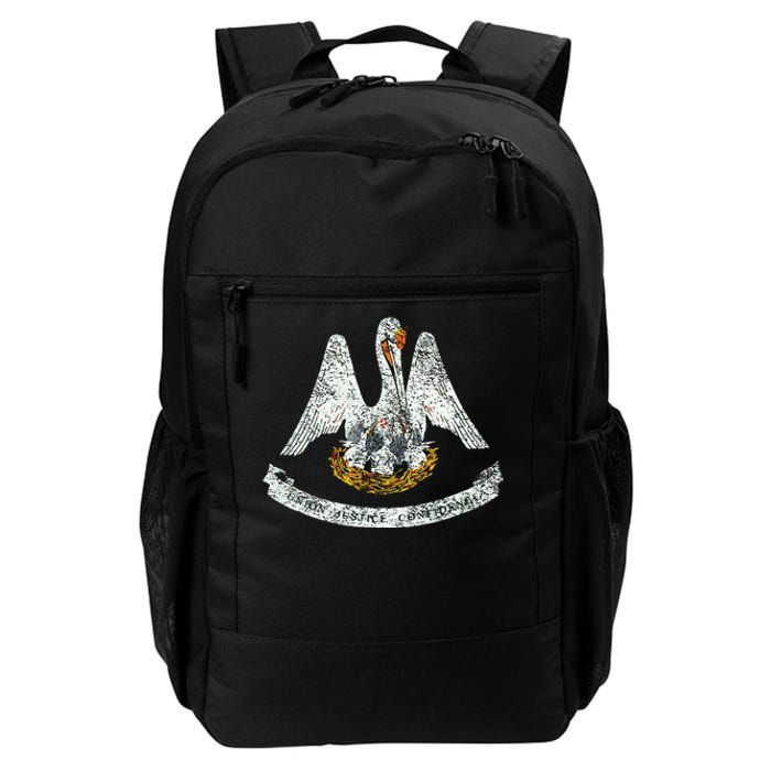 State Of Louisiana Flag Pelican La New Orleans Baton Rouge Daily Commute Backpack