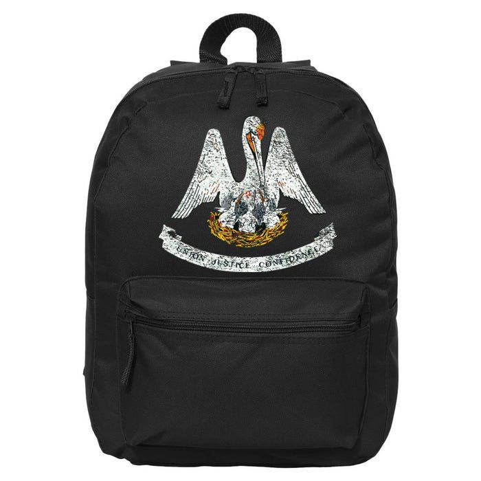 State Of Louisiana Flag Pelican La New Orleans Baton Rouge 16 in Basic Backpack