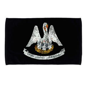 State Of Louisiana Flag Pelican La New Orleans Baton Rouge Microfiber Hand Towel