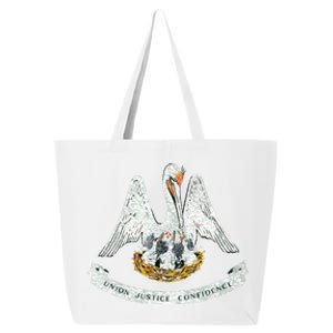 State Of Louisiana Flag Pelican La New Orleans Baton Rouge 25L Jumbo Tote